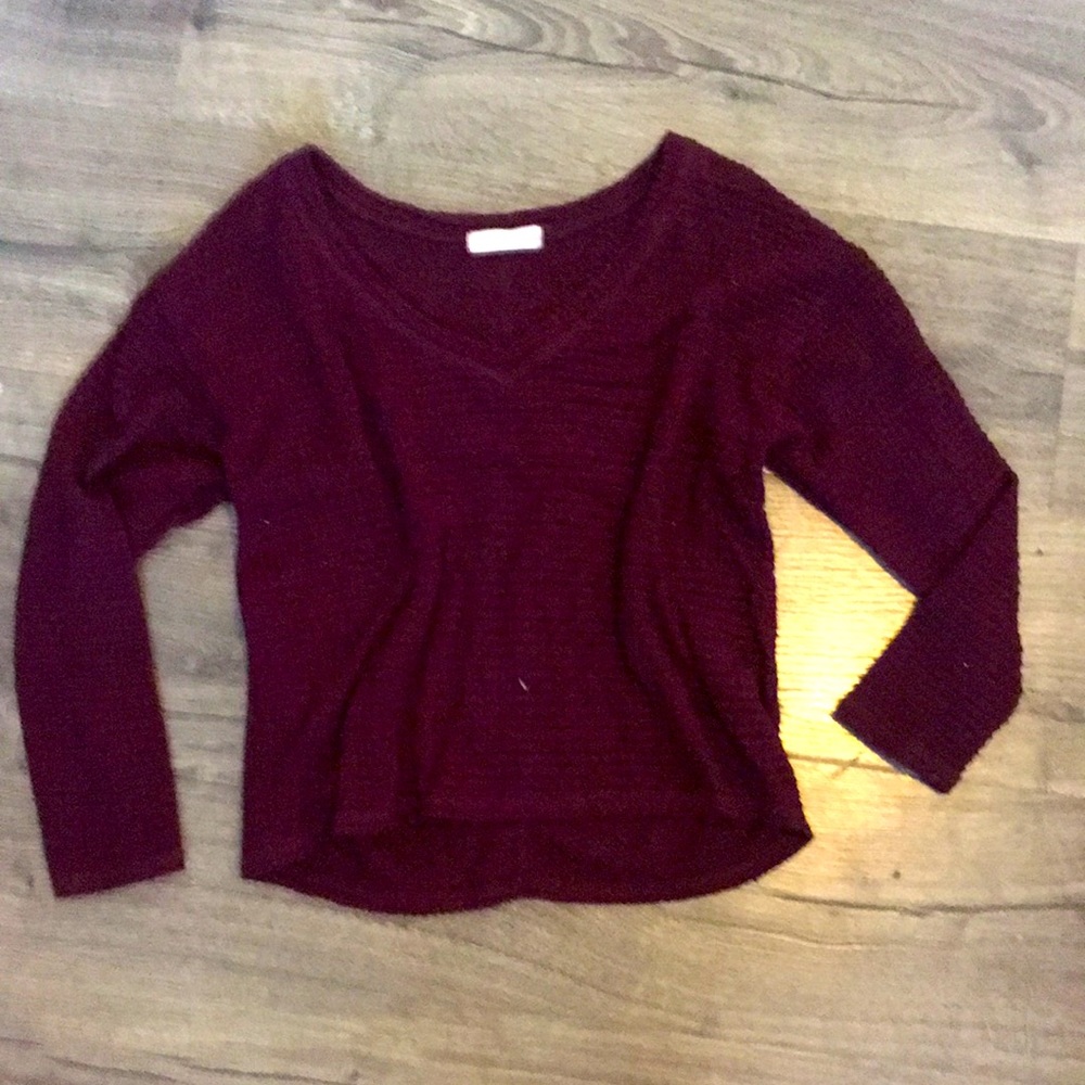 Purple knit sweater size xsmall